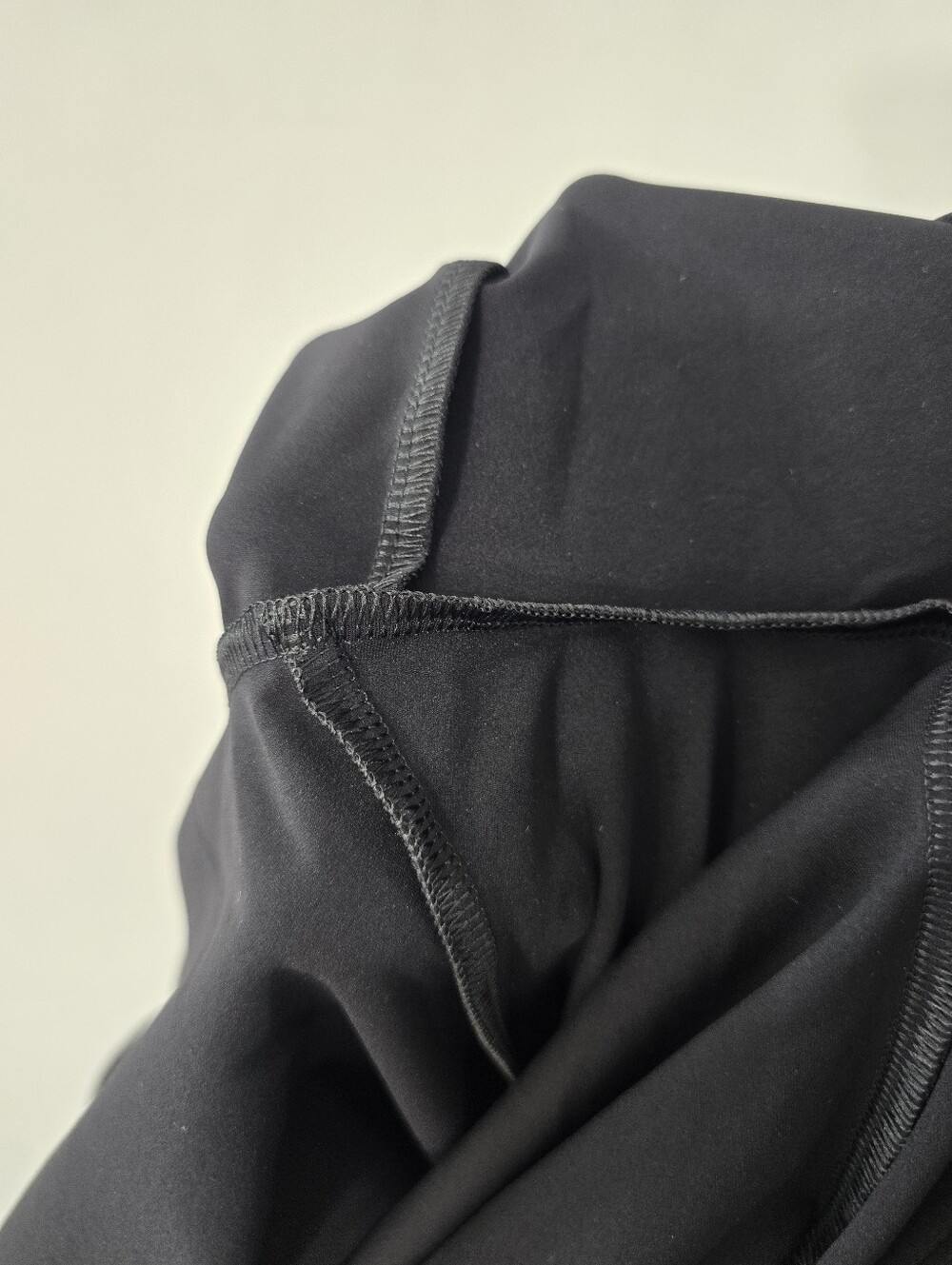 ADAY Turn It Up A Day Tapered Solid Black Techcore Tech Jersey Knit Trouser Pant - Picture 15 of 15